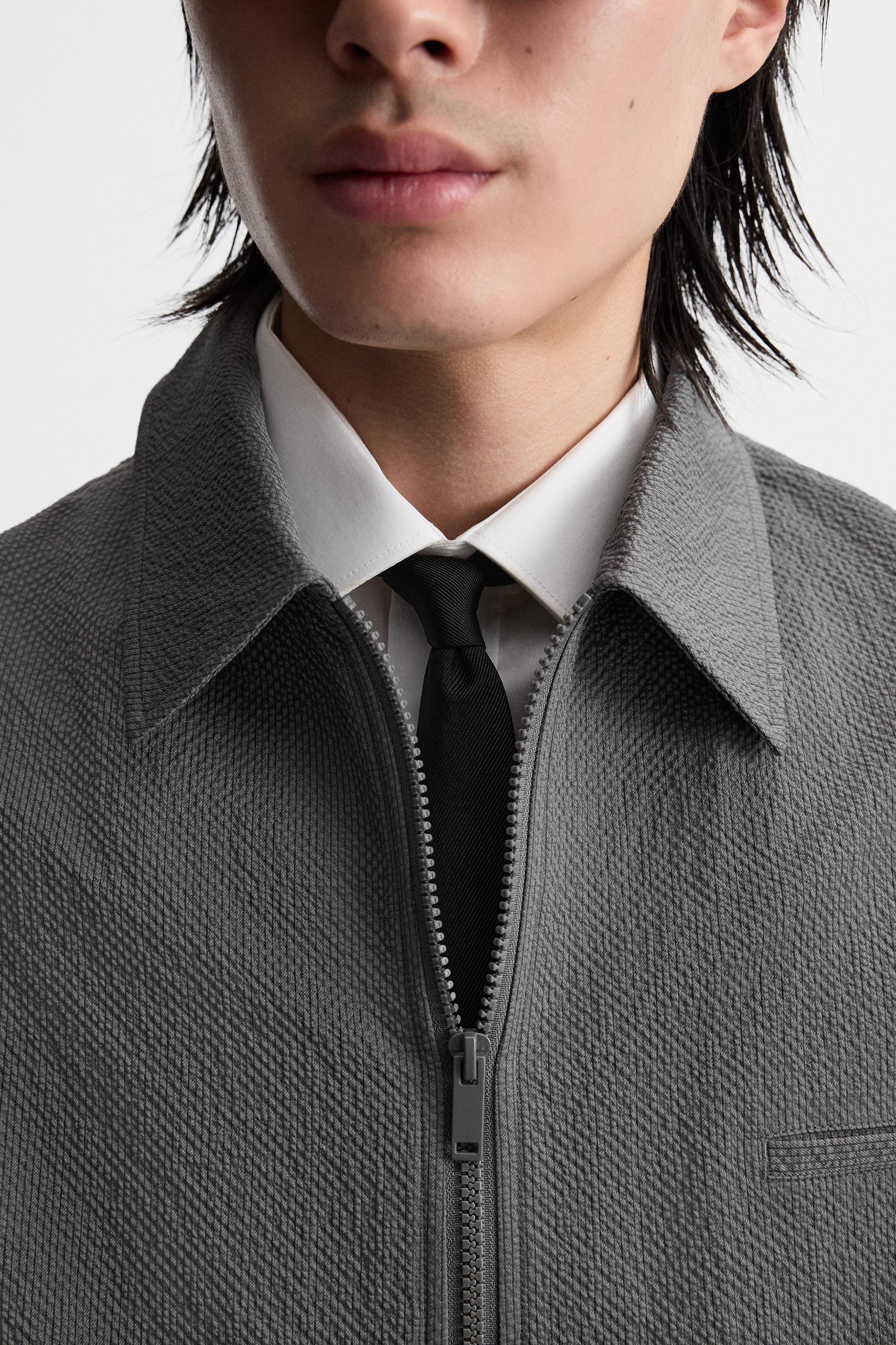 ジャケット・アウター Sara sahara コート アウター Satin Jacquard Collarless Jacket