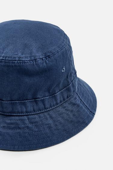 WASHED BUCKET HAT - Bluish by Zara - Image 3
