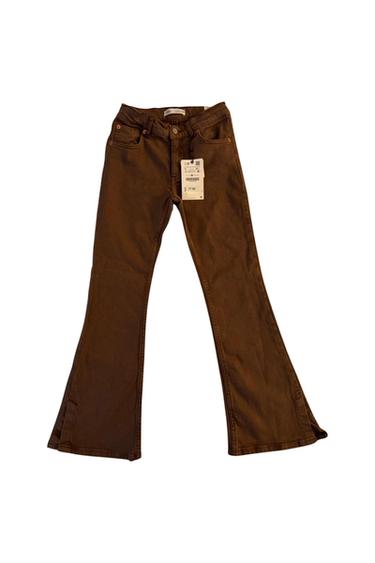 SEAMED FLARED JEANS