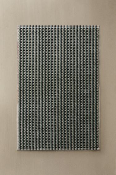 TAPETE BAÑO JACQUARD GEOMÉTRICO - Multicolor de Zara