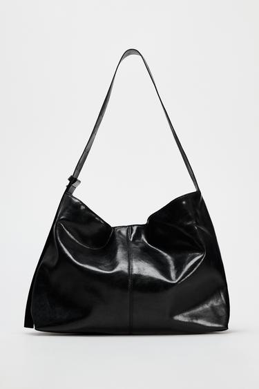 BOLSO SHOPPER - Negro de Zara
