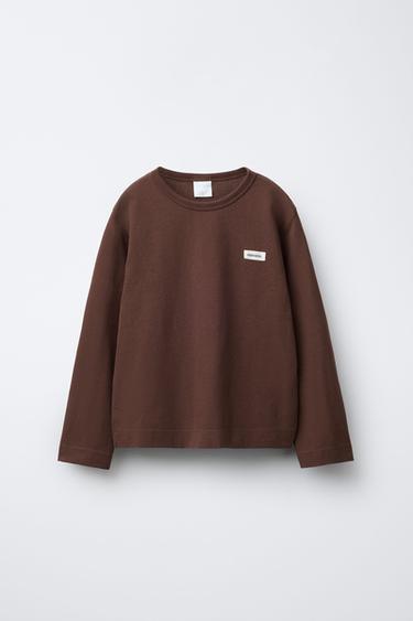 T-SHIRT LISA ETIQUETA BENSIMON X ZARA - Castanho da Zara