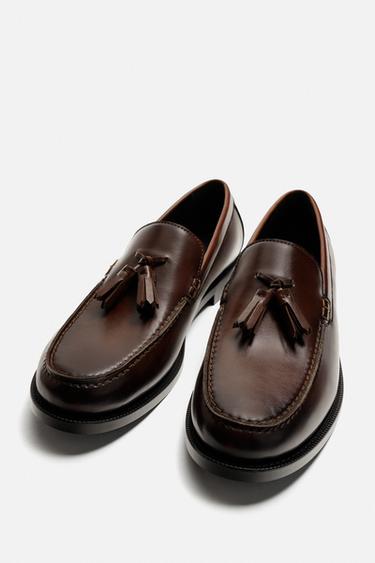 MOCASSINS CHICS À POMPONS - Marron de Zara - Image 3