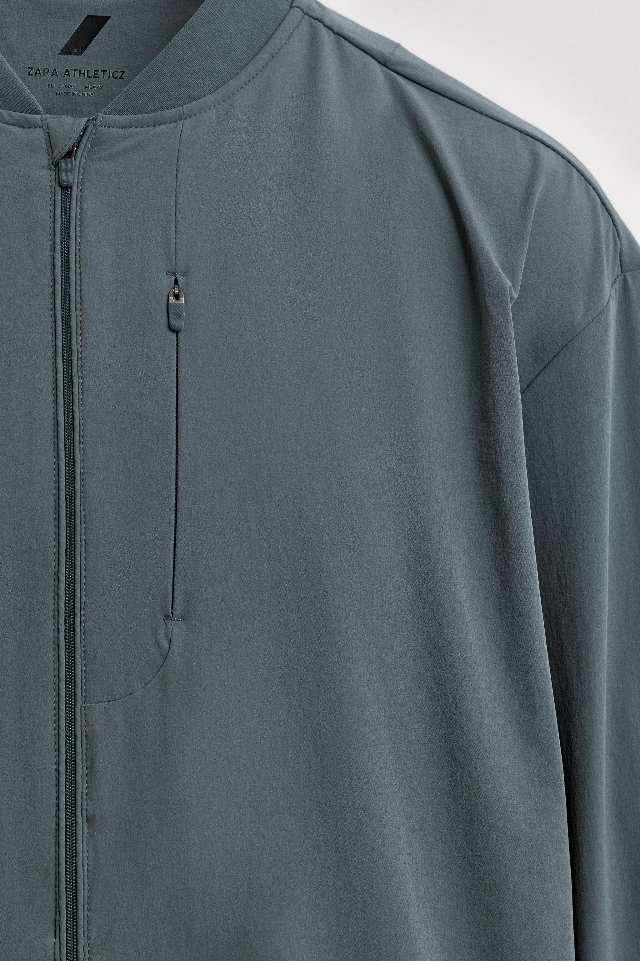 Мужские куртки Zara TECHNICAL TRAINING JACKET — фото 10