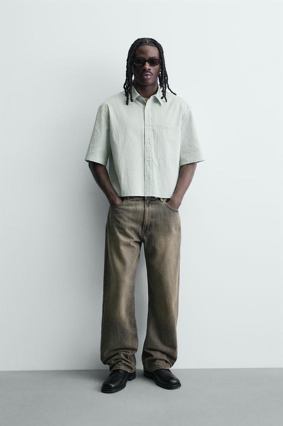 PLAID CROPPED FIT SHIRT from Zara - $59.90