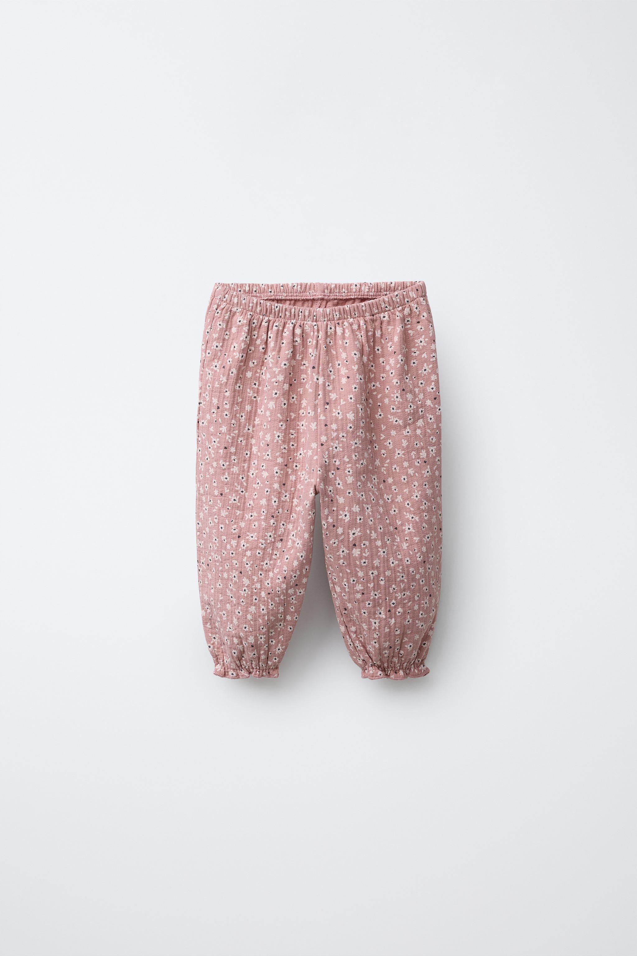 PANTALON DE JOGGING À IMPRIMÉ FLEURS