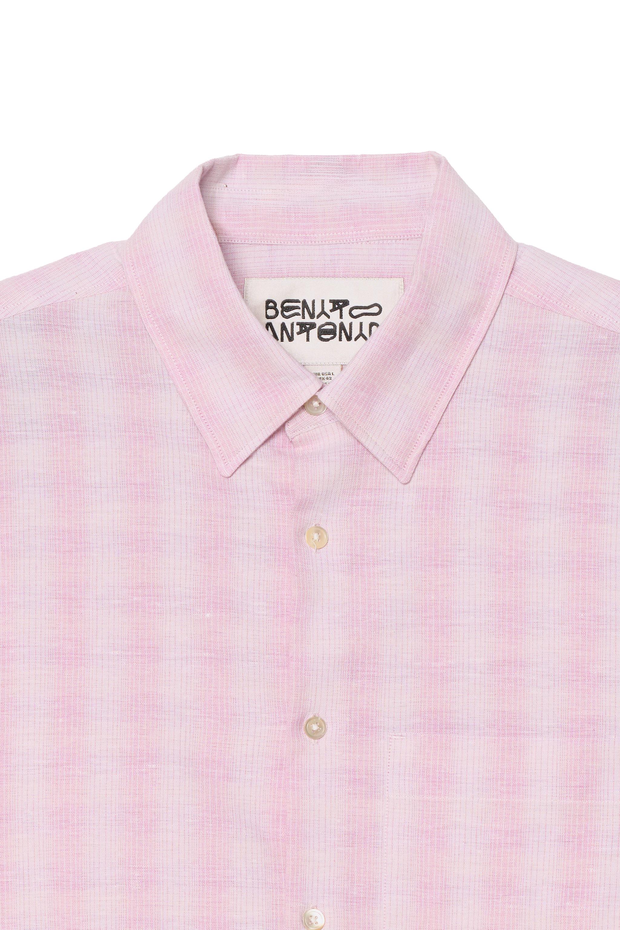 Мужские рубашки Zara COTTON - LINEN PLAID SHIRT — фото 5