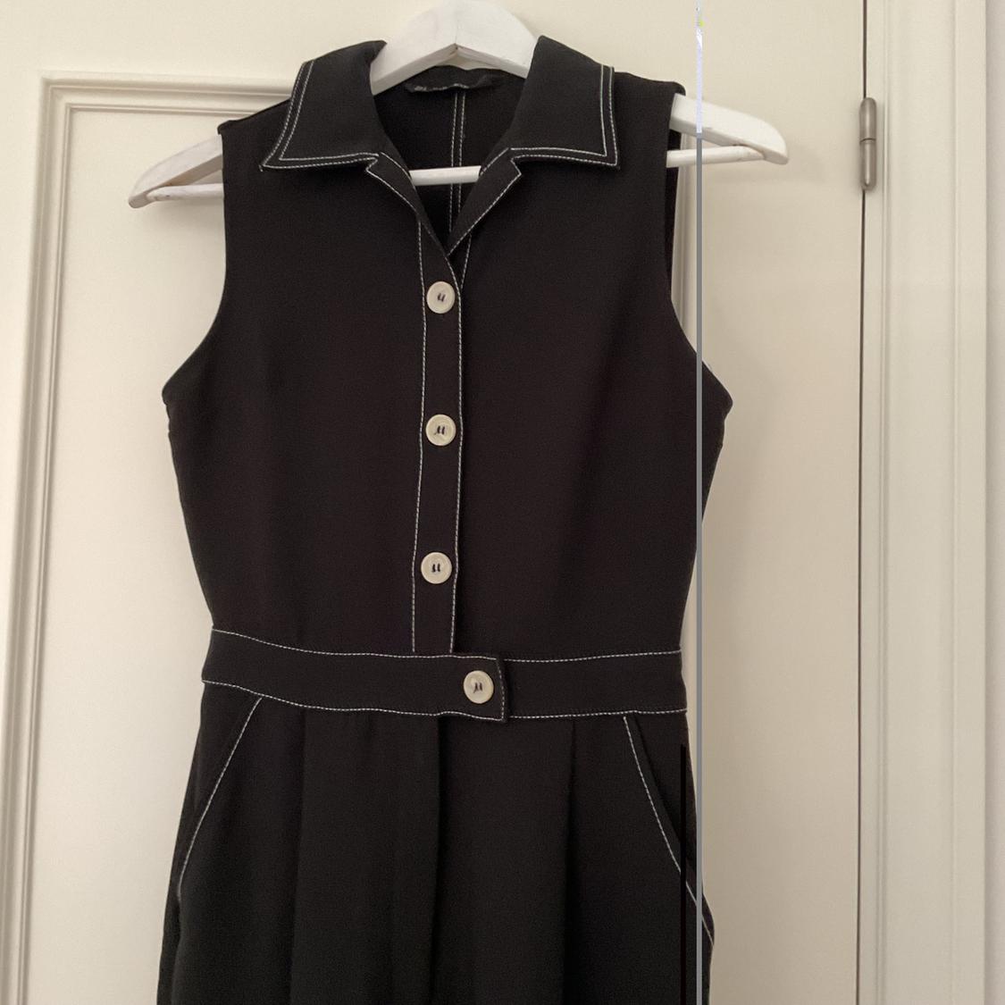 JUMPSUIT WITH CONTRASTING TOPSTITCHING - Image 2