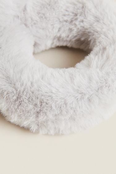 CHILDREN’S RABBIT SOFT TOY RATTLE - Grey by Zara - Image 3