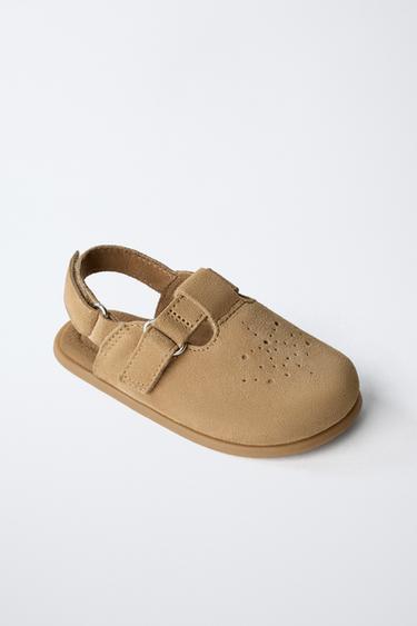 LEATHER CLOGS - Brown by Zara - Image 2