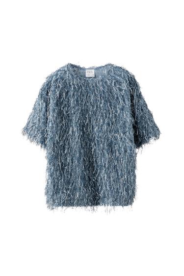 FRINGED T-SHIRT