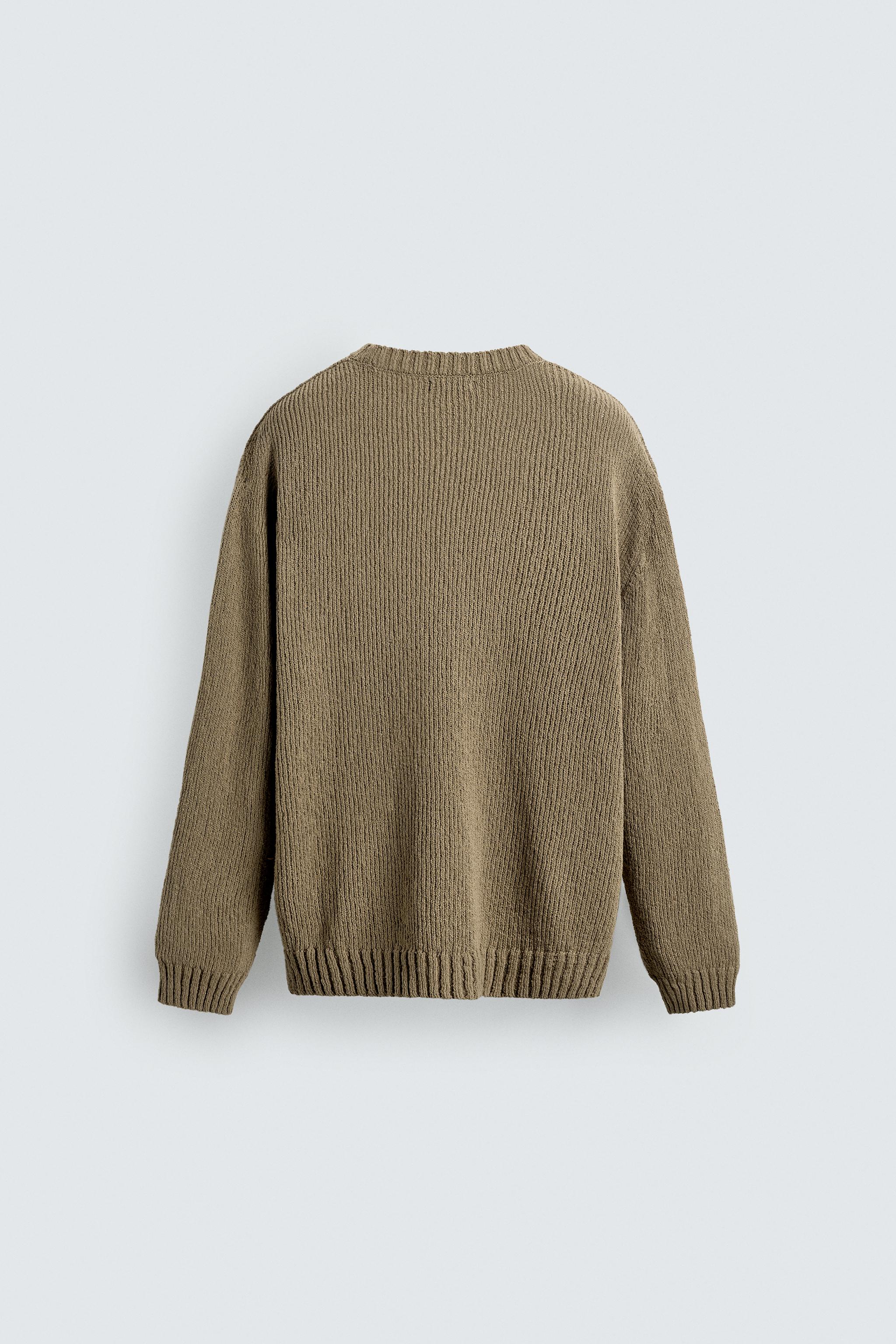 テクスチャードニットセーター - サンド | ZARA Japan / 日本