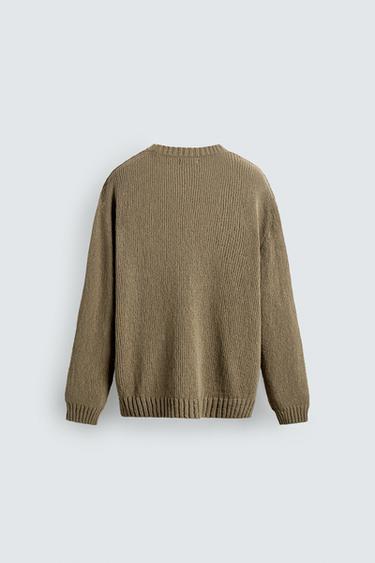 PULL TEXTURÉ STRUCTURÉ - Sable de Zara - Image 1