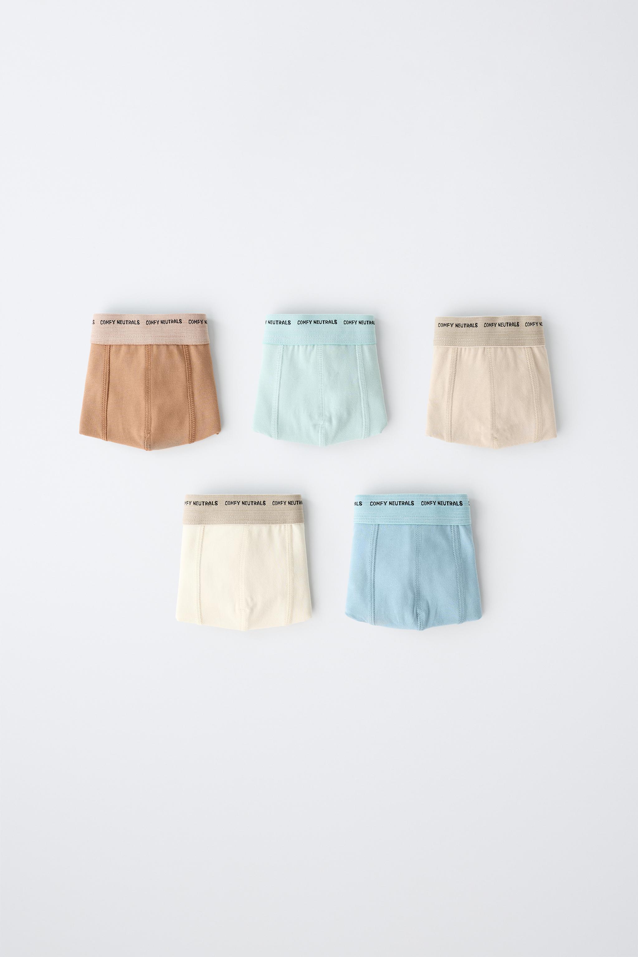 6-14 YEARS/ FIVE-PACK TEXT BOXERS — Multicolored (alternate view)