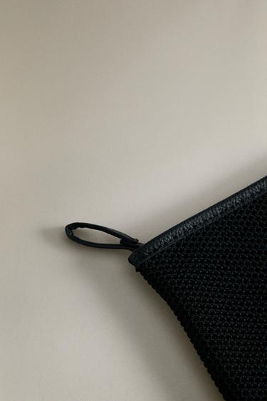 KNIT TOILETRY BAG - Black by Zara - Image 4