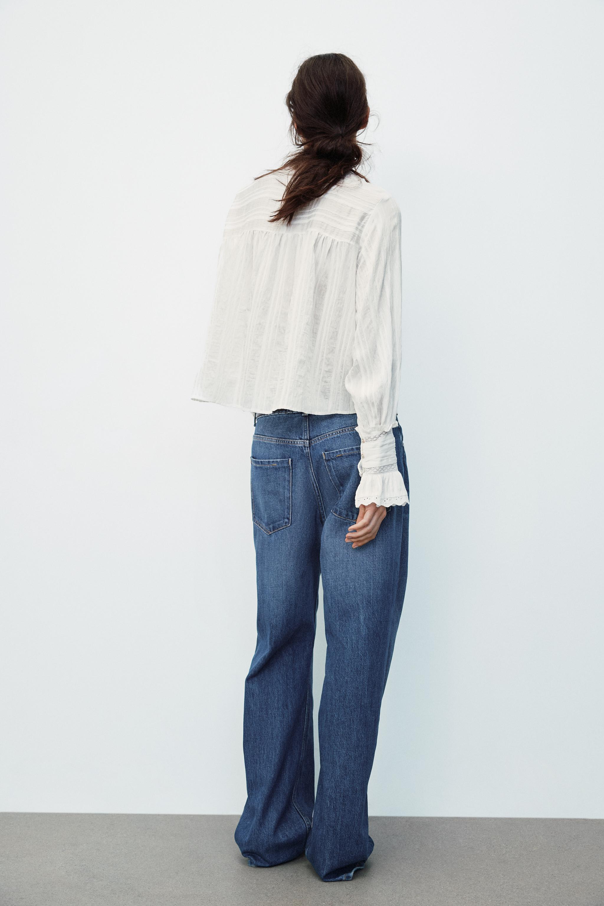BLOUSE ROMANTIQUE À BRODERIES
