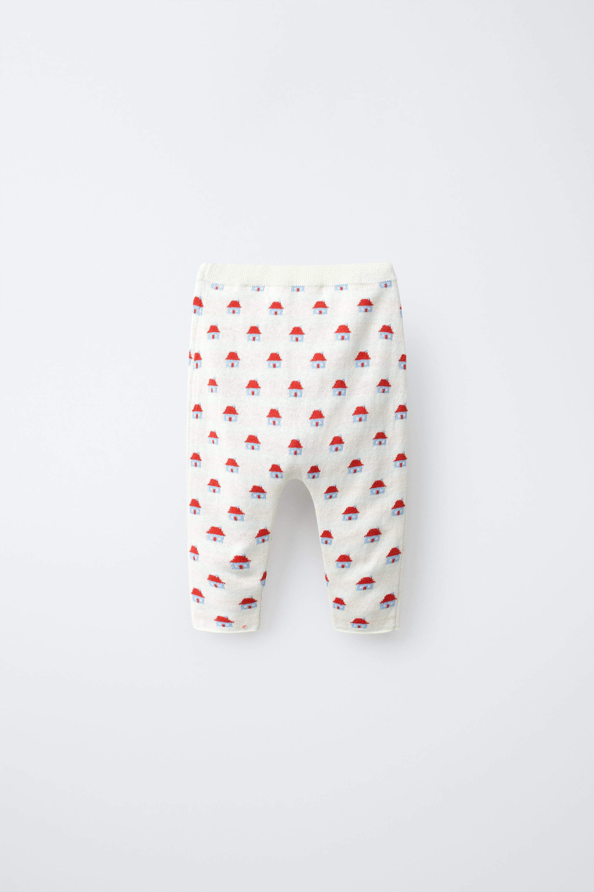 Детские брюки Zara HOUSE JACQUARD KNIT PANTS — фото 3