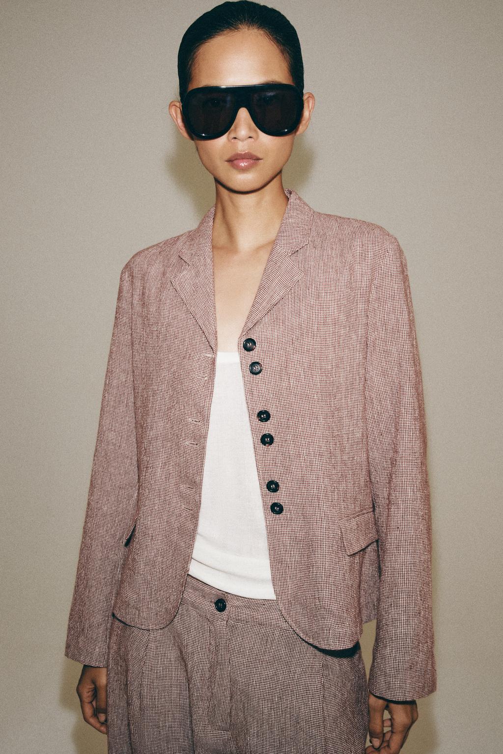 ZW COLLECTION LINEN BLEND BLAZER