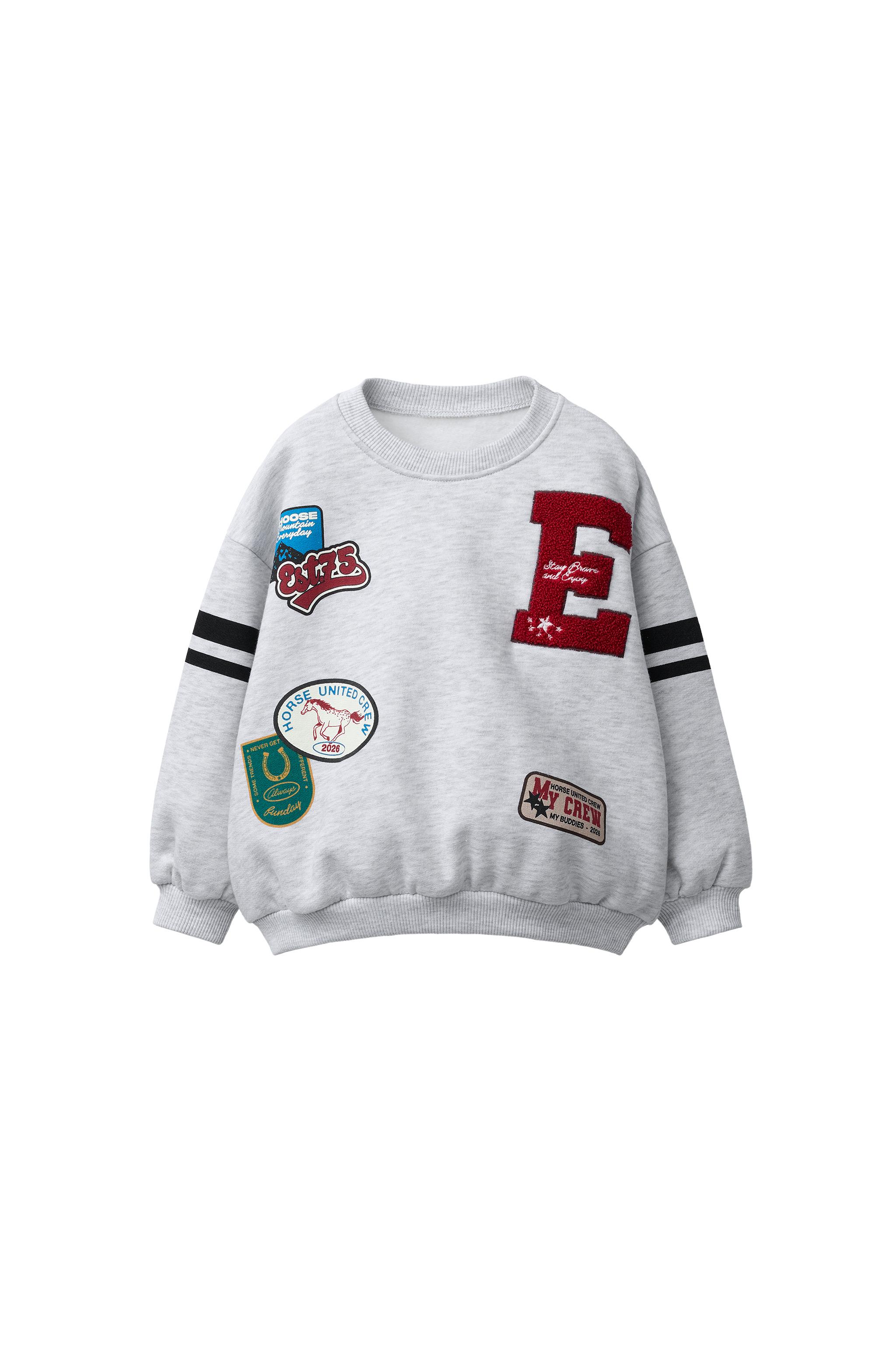 トップス [IGUSA] PATCH SWEATSHIRT (GRAY) 00377998812-f1.jpg?ts=