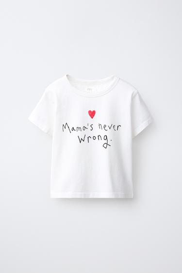 SLOGAN PRINT T-SHIRT - White by Zara