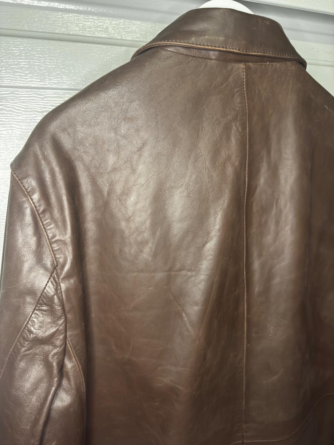 LIMITED EDITION LEATHER BLAZER - Image 8