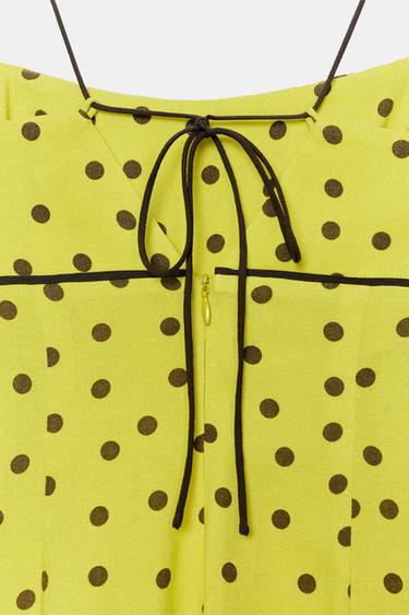 ROBE MIDI À POIS - Multicolore de Zara - Image 5
