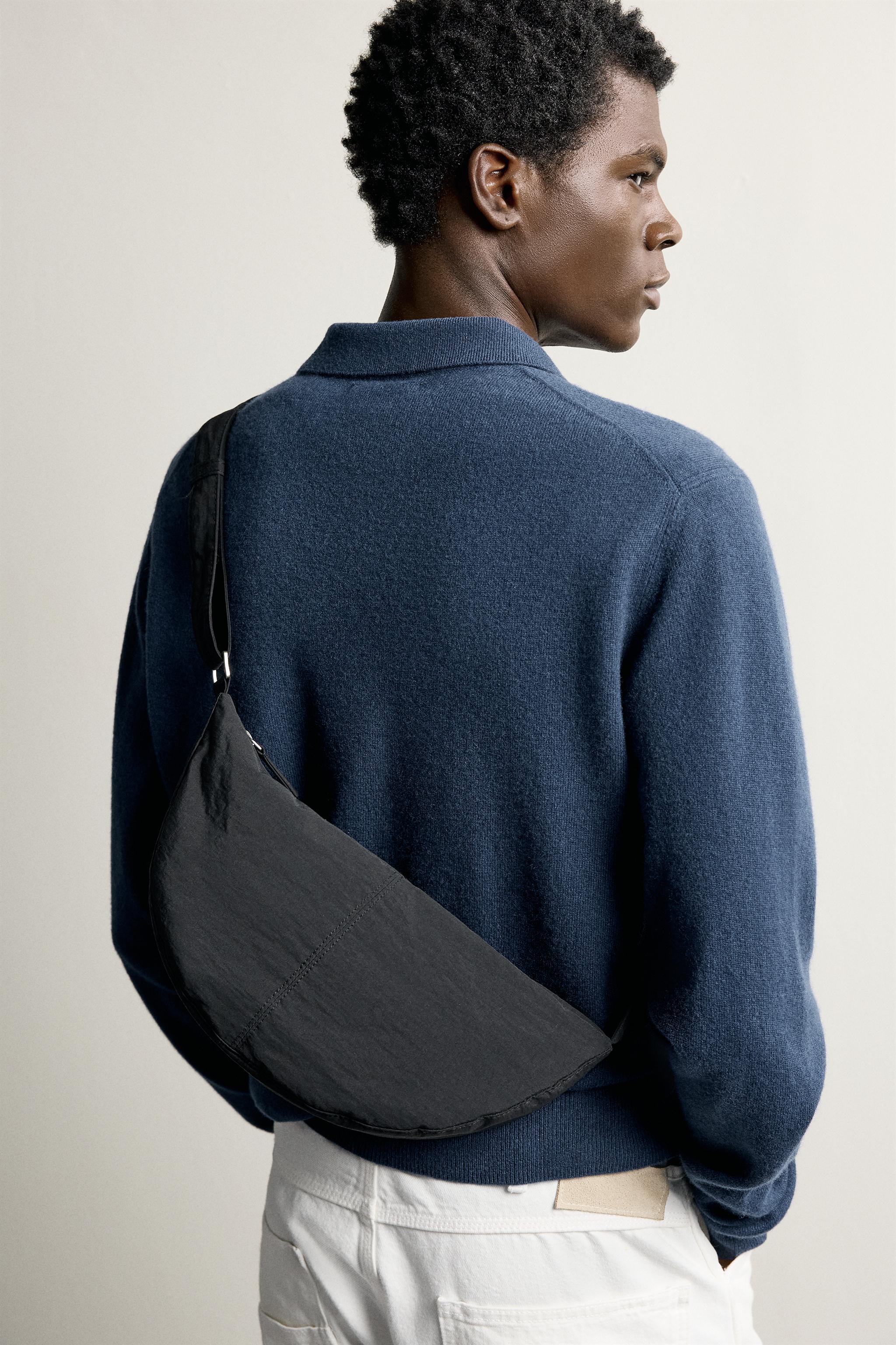 Мужские сумки Zara SMALL NYLON SHOULDER