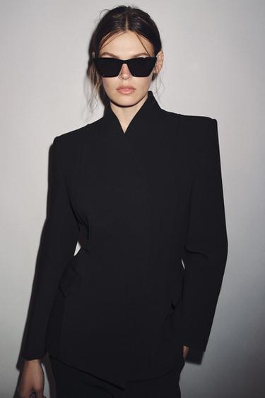 FITTED BLAZER ZW COLLECTION - Black by Zara