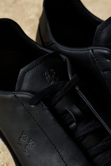 LEATHER TRAINERS X SR_A - Black by Zara - Image 5