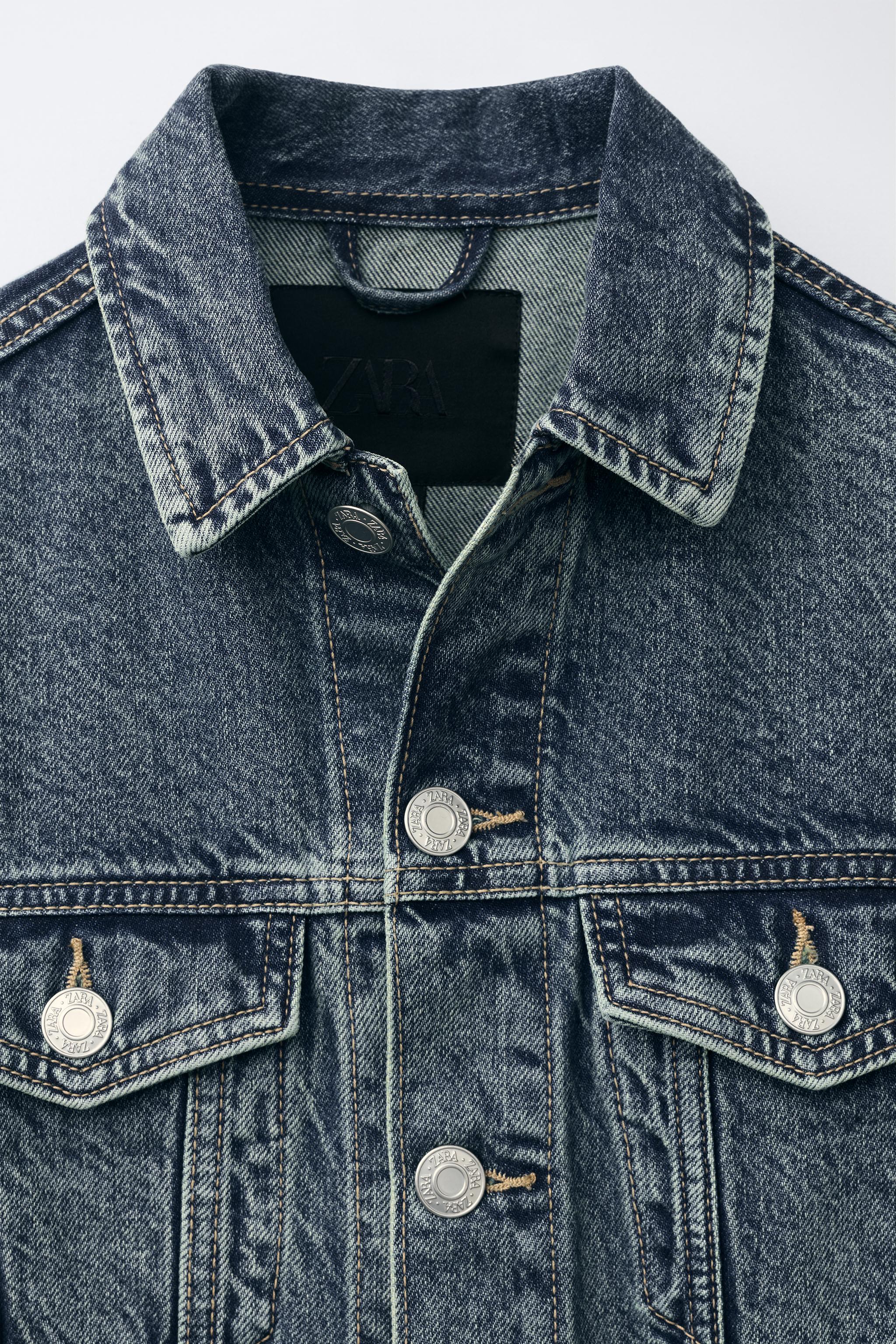 Детские рубашки Zara DENIM OVERSHIRT — фото 4