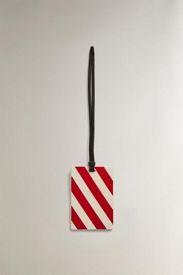 ΔΕΡΜΑΤΙΝΗ ΕΤΙΚΕΤΑ ΑΠΟΣΚΕΥΩΝ - Κόκκινο του Zara