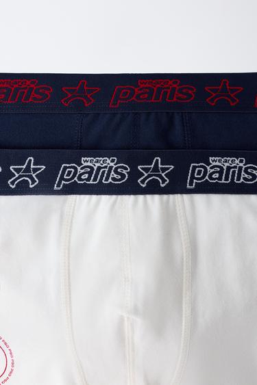2-6 ANS/ LOT DE DEUX BOXERS PSG ® - Bleu marine / Blanc de Zara - Image 1