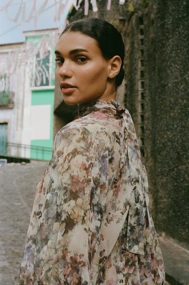 CAMISA ESTAMPADA LAZADA - Multicolor de Zara
