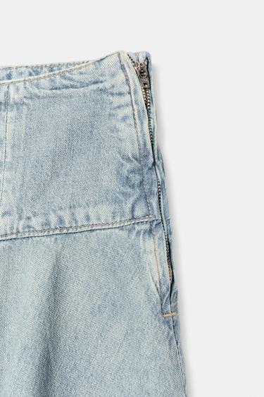 JUPE MI-LONGUE EN DENIM TRF - Bleu clair de Zara - Image 5