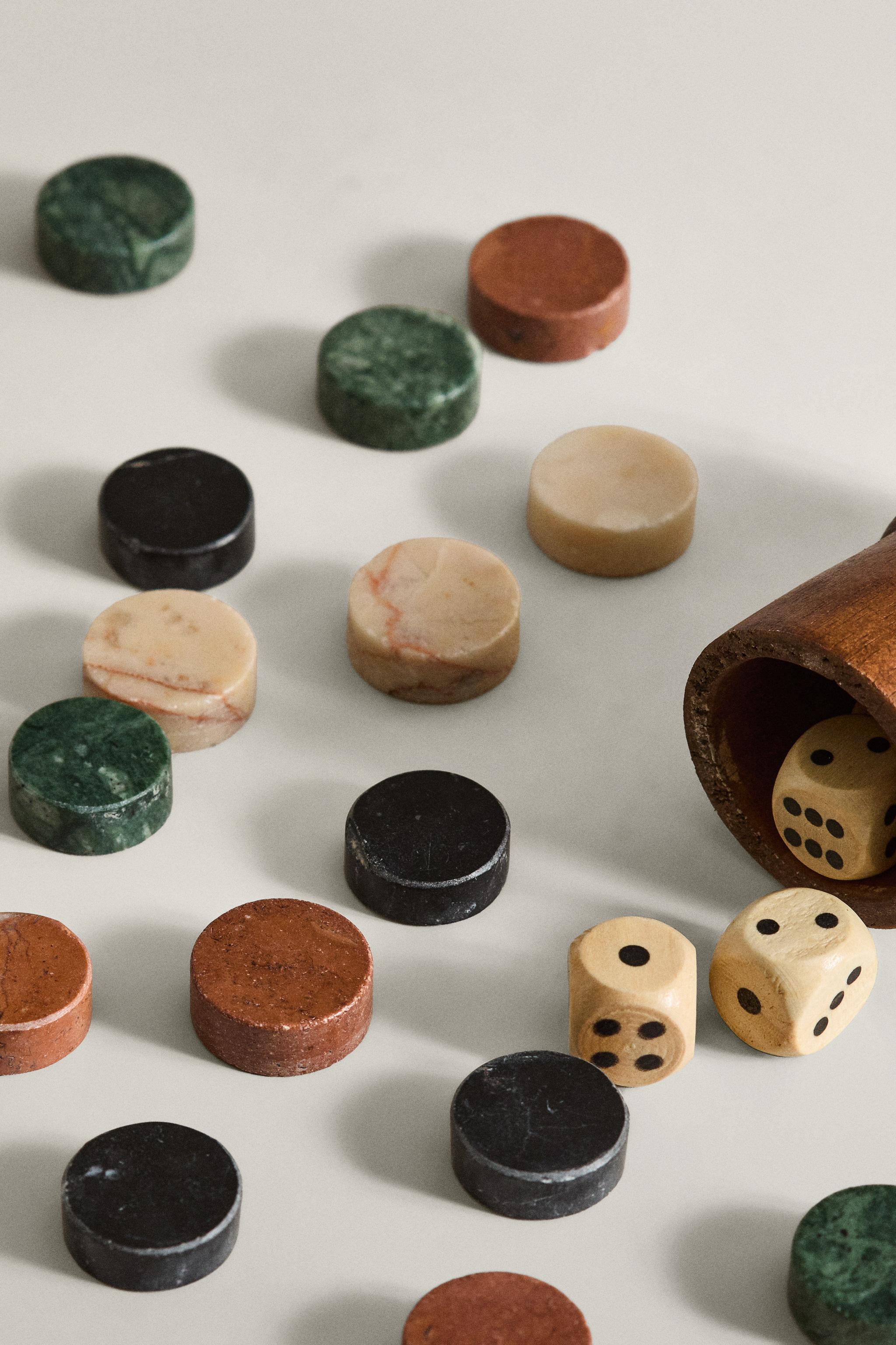 MARBLE PARCHIS SIDE TABLE