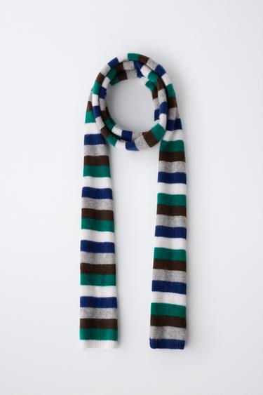 ÉCHARPE 100 % CACHEMIRE RAYURES 0FR. PARIS X ZARA - Multicolore de Zara