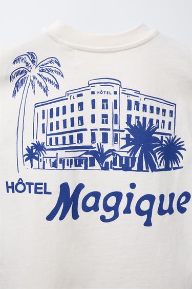 T-SHIRT IMPRIMÉ HÔTEL MAGIQUE © X ZARA - Écru de Zara - Image 3