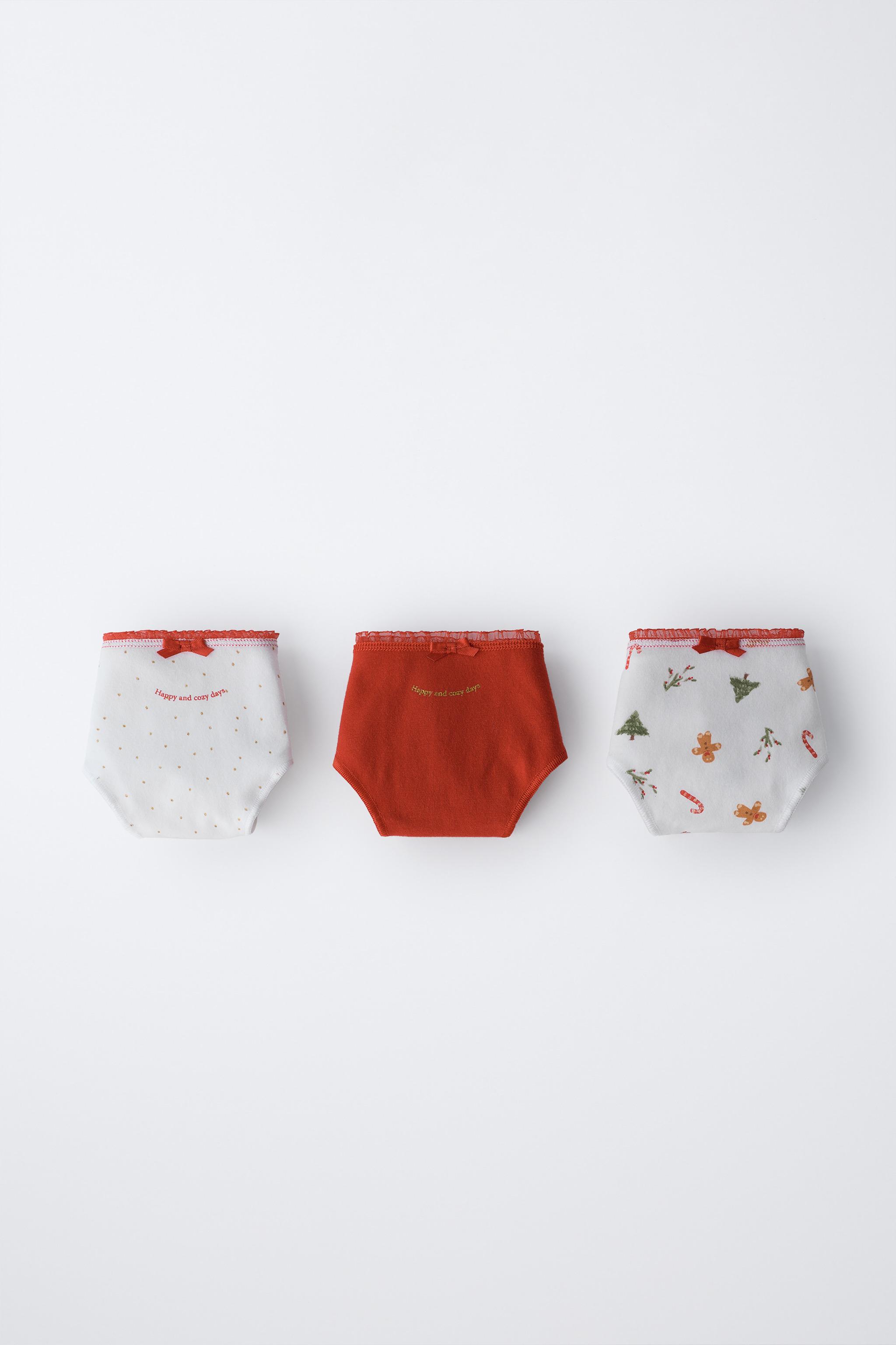 AGES 6-14 / THREE-PACK OF TREE AND COOKIE UNDERWEAR