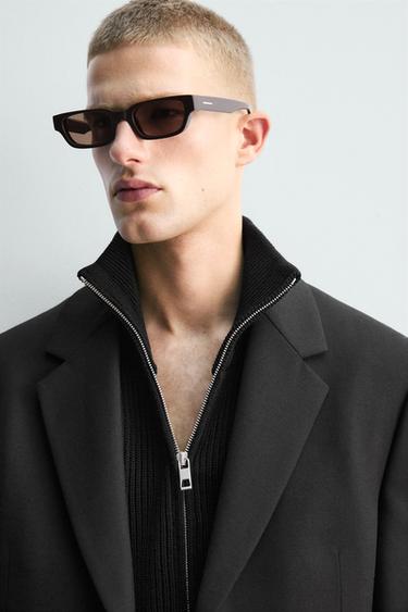 LUNETTES DE SOLEIL RECTANGULAIRES ÉDITION LIMITÉE - Marron de Zara - Image 1