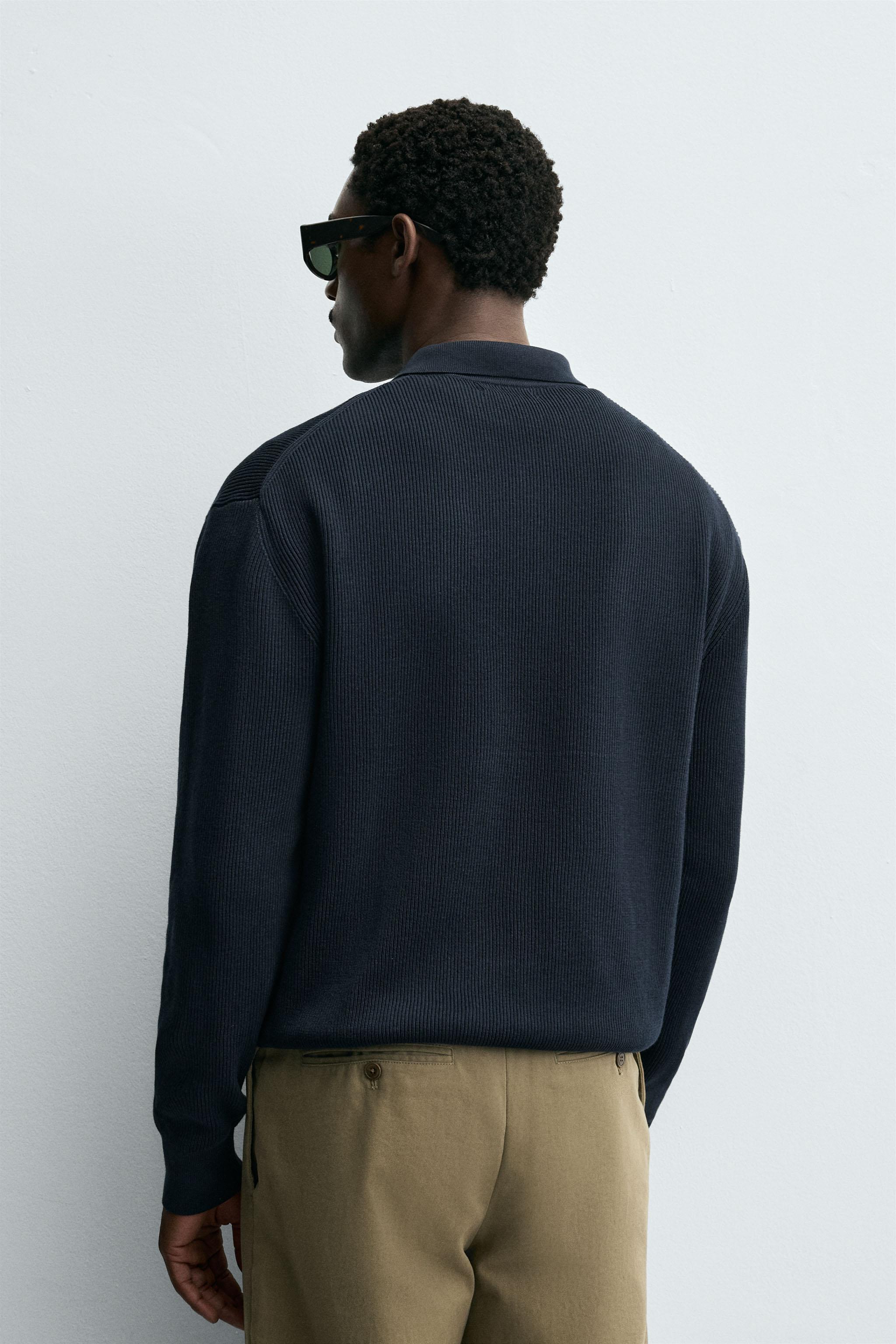 トップス DestructionDesign BigCardigan ZIPPERED CARDIGAN - Navy blue | ZARA Canada