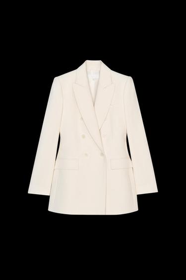 LANGER DOPPELREIHIGER BLAZER - Cremefarben von Zara - Bild 0