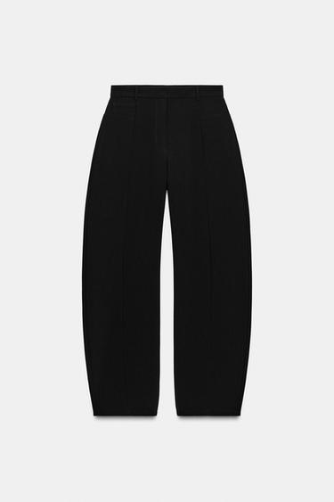 Zara PANTALONE BALLOON ZW COLLECTION – Crna