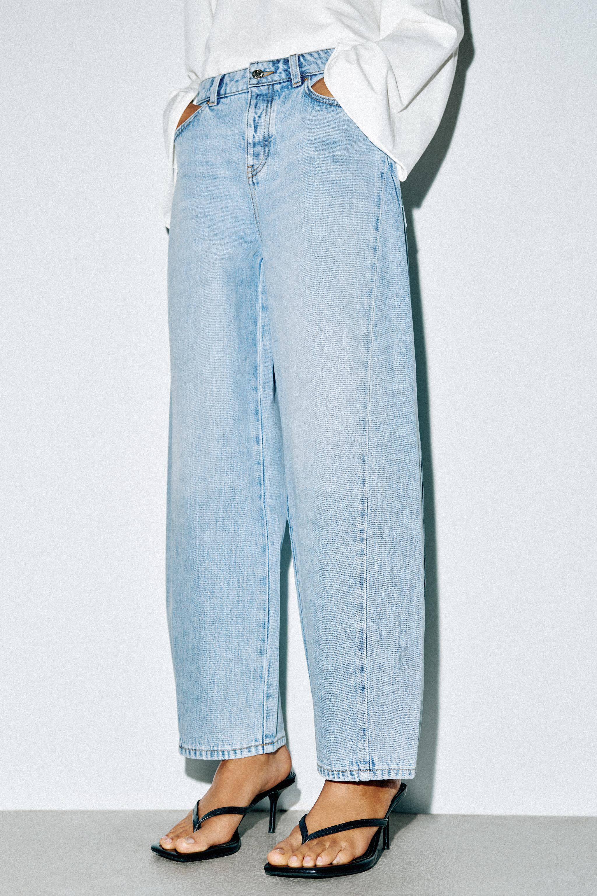 Женские джинсы Zara Z1975 HIGH RISE BARREL JEANS — фото 2