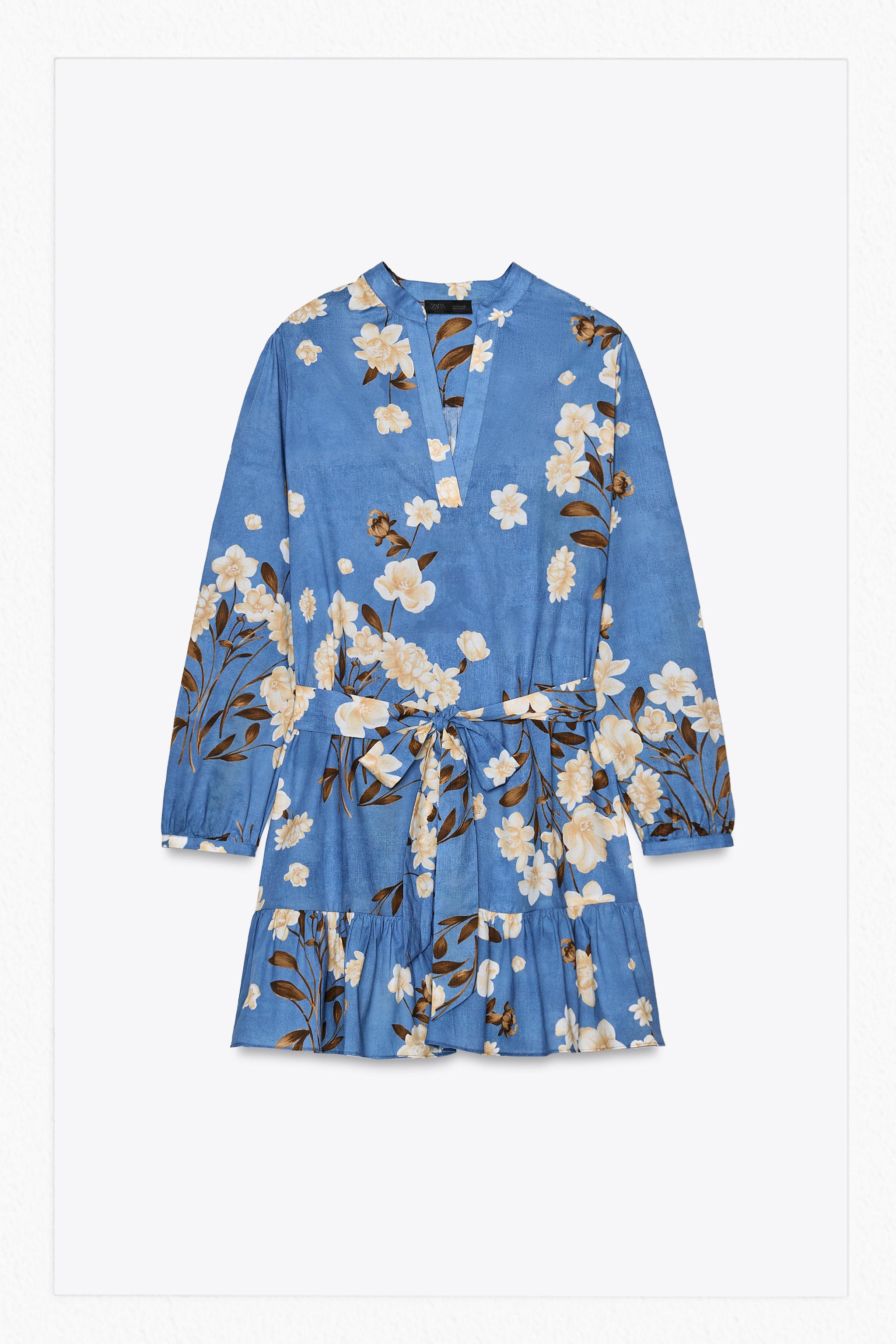 ザラウーマン コレクション ベルト付きショート丈ワンピース ZARA ザラウーマン コレクション ベルト付きショート丈ワンピース