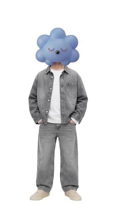 JEAN RELAXED BAGGY - Gris moyen de Zara - Image 2