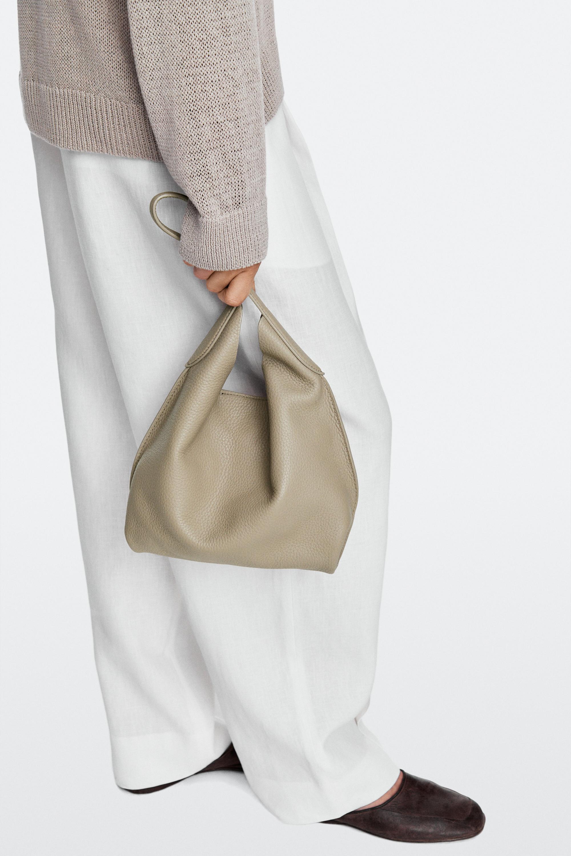Nappa leather mini shoulder bag