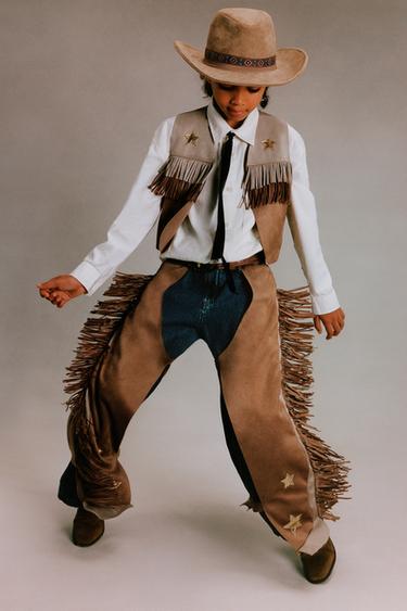 Zara COSTUME COWBOY HAT - Brown