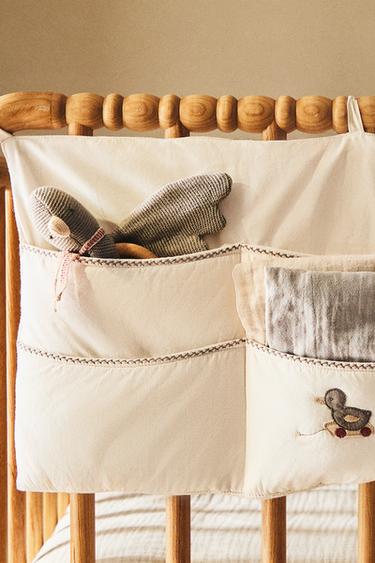 Zara DUCKLING COTTON CRIB ORGANIZER - Oyster-white