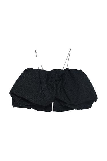 VOLUMINOUS CROP TOP