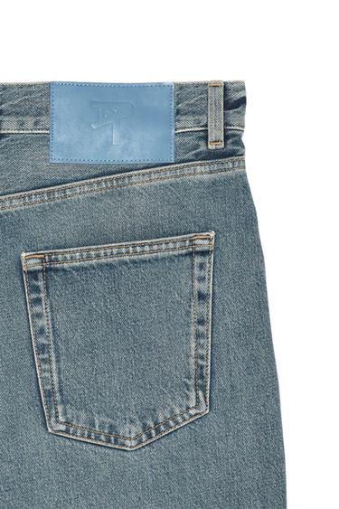 STRAIGHT-LEG DENIM BERMUDA SHORTS - Mid-blue by Zara - Image 4